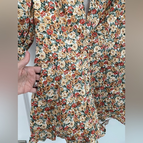 Free People Seven Wonders Marguerite Playsuit Size 2 Floral Cottage Romper. 22 - Picture 6 of 12